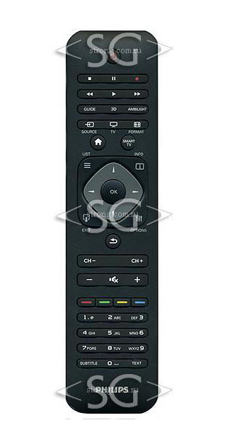 Пульт дистанционного управления для PHILIPS 2422 549 90477 3D, smart tv (2422 549 90507 белый) /orig./